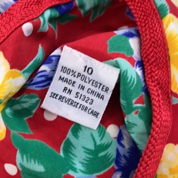 Vintage Floral Open Back Midi Dress - Picture 8 of 9